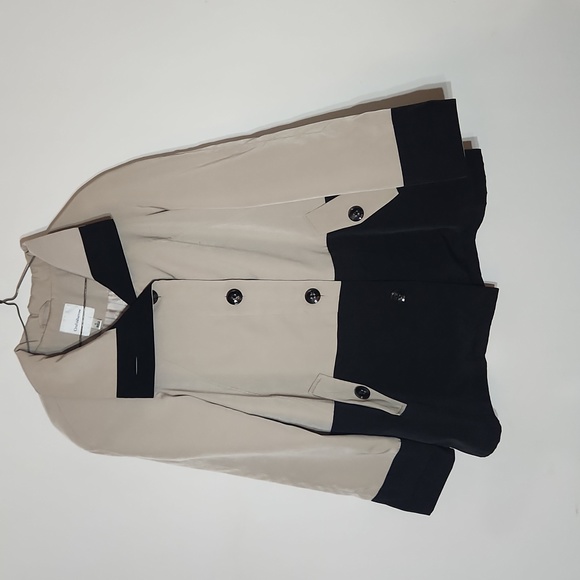Croft&Barrow women's coat size L Black and Beige - Picture 2 of 7